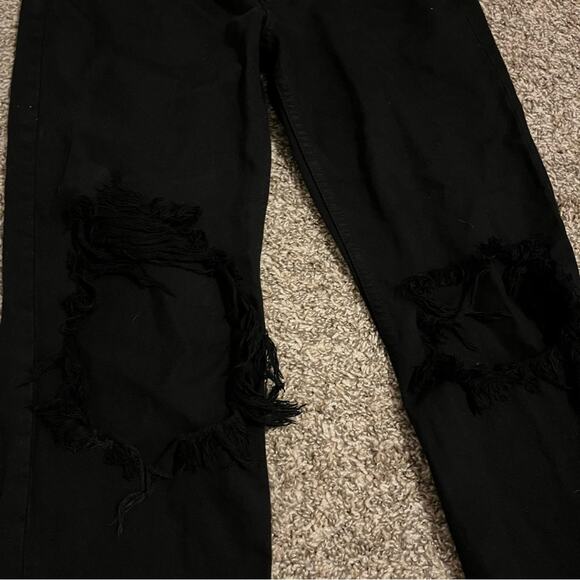 GRLFRND Helena Black Sands Straight Leg High Rise Jeans - Picture 6 of 11